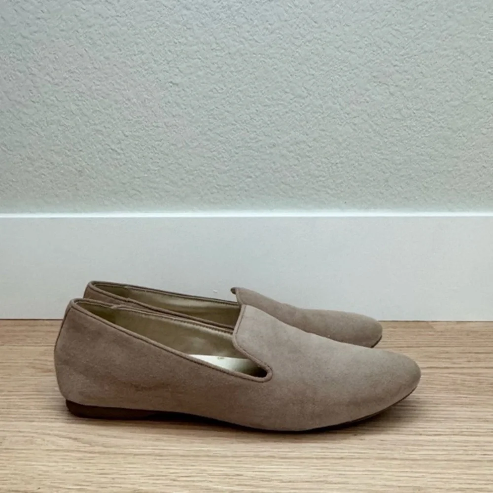 Birdies The Starling Latte Suede Leather Loafers Flats Size 7‎